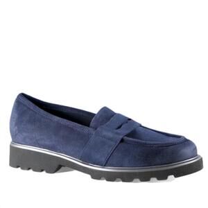 NEW ARA women's harleigh penny loafers in ocean brush